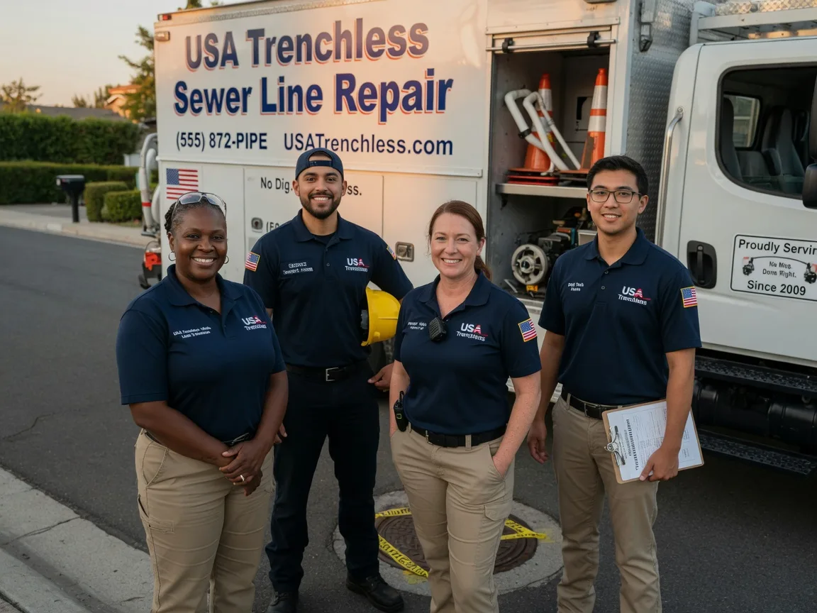 Sewer Line Repair company in Potts Camp, MS
